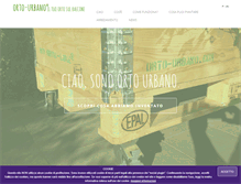 Tablet Screenshot of orto-urbano.com